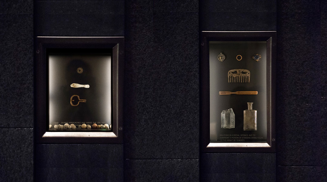 artefacts displayed within the public domain at EY Centre, 200 George Street