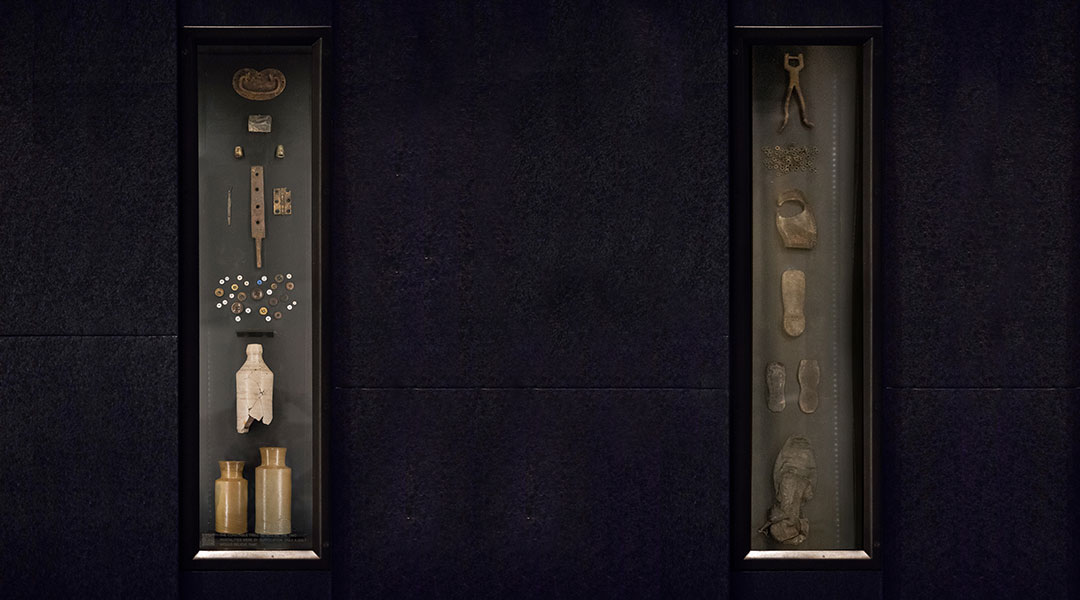 artefacts displayed within the public domain at EY Centre, 200 George Street