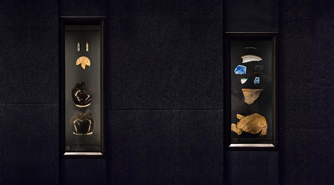 artefacts displayed within the public domain at EY Centre, 200 George Street