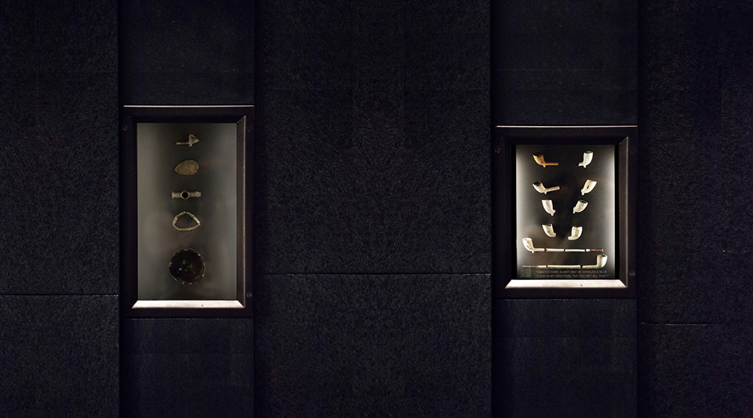 artefacts displayed within the public domain at EY Centre, 200 George Street